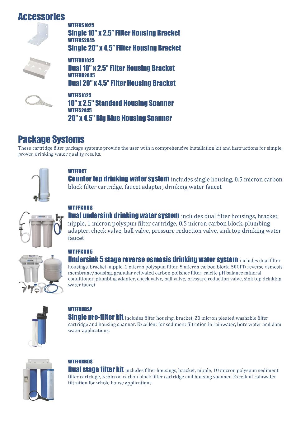 Water Treatment Filters Australia